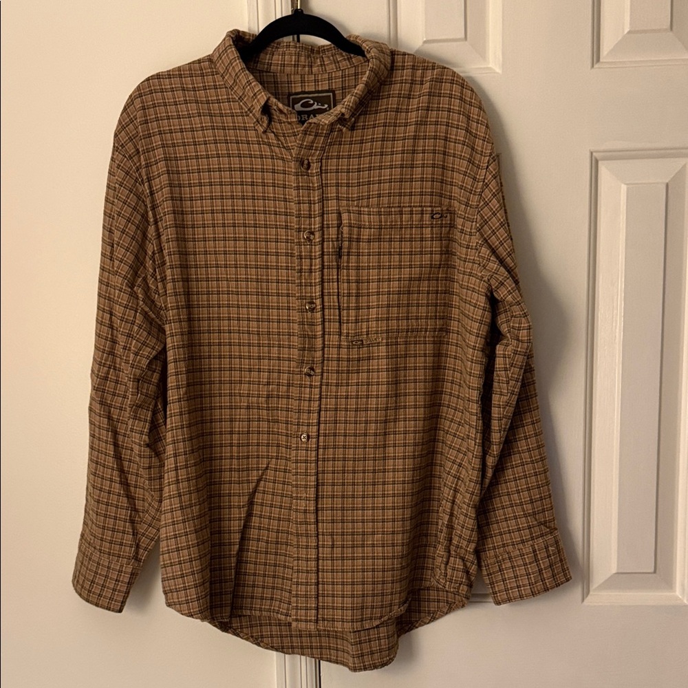 Drake Men's Plaid Button Down Shirt